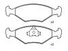 Brake Pad Set:5882984