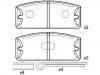 Brake Pad Set:0996031700