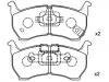 刹车片 Brake Pad Set:GA97-49-280