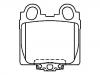 Plaquettes de frein Brake Pad Set:04466-51011