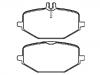 Brake Pad Set:000 420 51 02